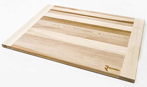Richelieu Extra Large 22" x 16" x 3/4" Canadian Maple Rectangular Pastry Cutting Board, Ideal for for cutting roasted meat, fruit, or vegetables - CookCave