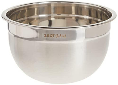 Tovolo Stainless Steel Deep Mixing, Easy Pour With Rounded Lip Kitchen Metal Bowls for Baking & Marinating, Dishwasher-Safe, 3-1/2-Quart - CookCave