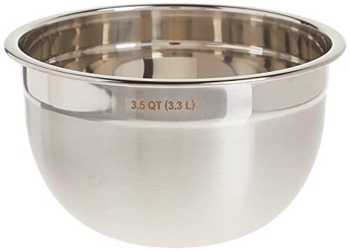 Tovolo Stainless Steel Deep Mixing, Easy Pour With Rounded Lip Kitchen Metal Bowls for Baking & Marinating, Dishwasher-Safe, 3-1/2-Quart - CookCave
