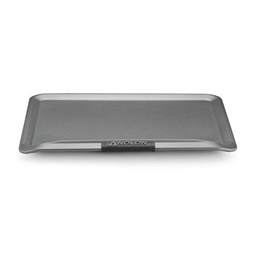 Anolon Advanced Nonstick Bakeware with Grips, Nonstick Cookie Sheet / Baking Sheet - 14 Inch x 16 Inch, Gray,54717 - CookCave