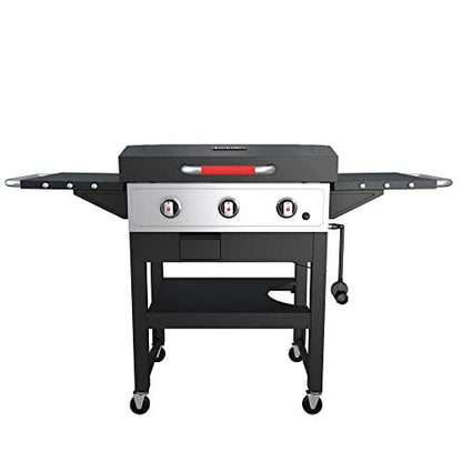 Char-Broil Convective 3-Burner Cart Propane Gas Stainless Steel Griddle - 463259023 - CookCave