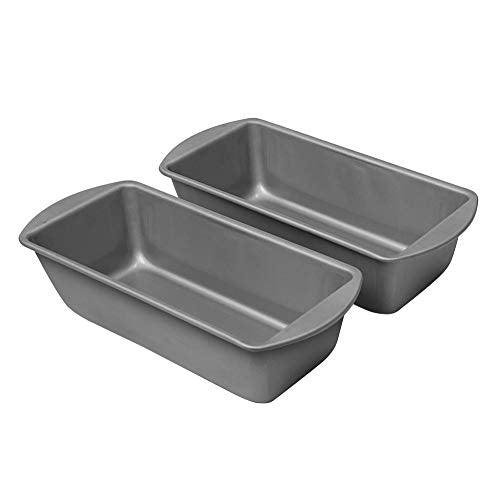 G & S Metal Products Company OvenStuff Nonstick Large Loaf Baking Pan, Set of 2, Gray - CookCave