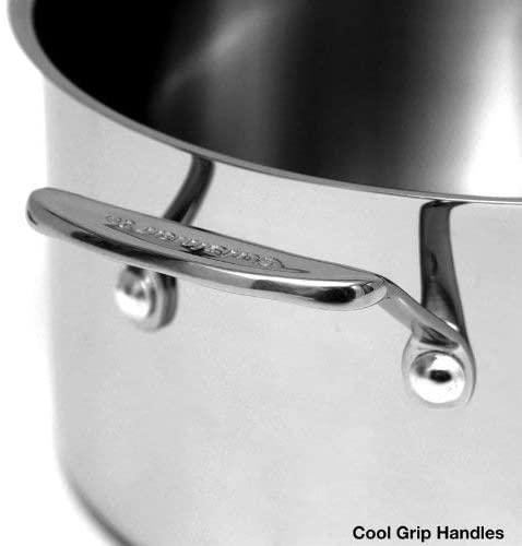 Cuisinart 744-24 Chef's Classic Stainless Stockpot with Cover, 6-Quart,Silver - CookCave