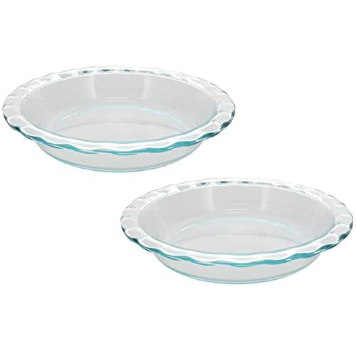 Pyrex Easy Grab 9.5" Glass Pie Plate Made in the USA - CookCave