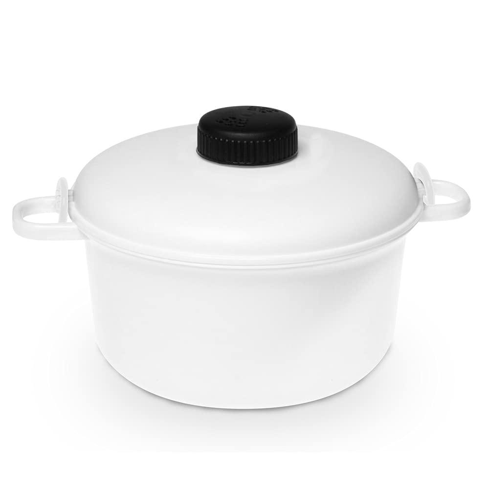 Bene Casa - 2.6 Qt. Microwave Pressure Cooker - Non-stick Surface and Locking Lid - Cooks Up to 12 Cups of Cooked Rice (6 Cups Uncooked) - CookCave