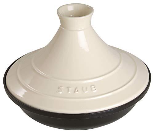 ストウブ(Staub) Tagine Pot, 28cm, Ivory - CookCave
