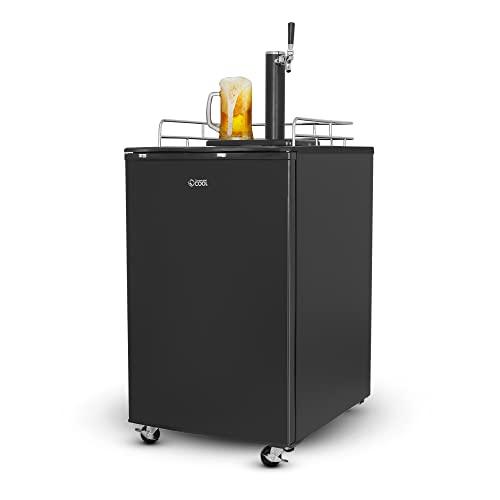 Commercial Cool Beer Kegerator, 6.1 Cu. Ft. Extra Large Capacity Beer Machine with 2-Shelf Fridge - CookCave