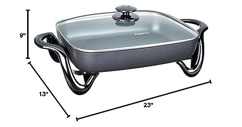 Presto 06852 16-Inch Electric Skillet with Glass Cover - CookCave