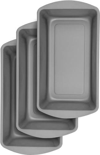 G & S Metal Products Company Baker Eze Nonstick Large Loaf Pans, Set of 3 - CookCave
