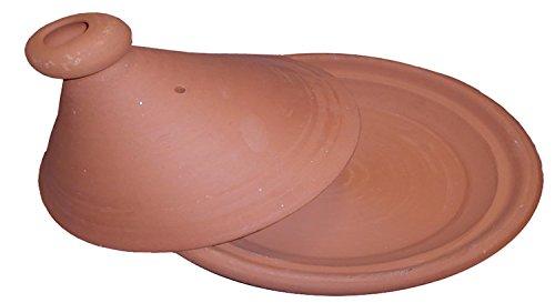 Moroccan Lead Free Cooking Tagine Non Glazed X-Large 13 Inches in Diameter Authentic Food - CookCave