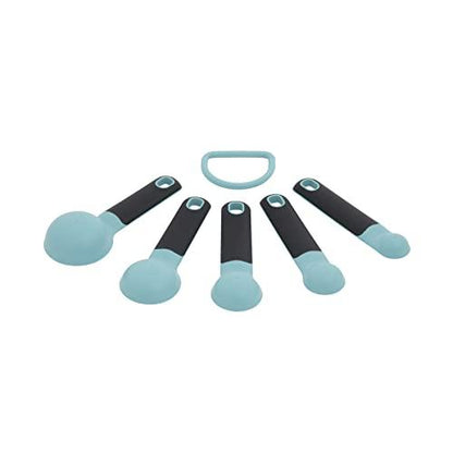 KitchenAid Measuring Spoons, Set Of 5, Aqua Sky - CookCave