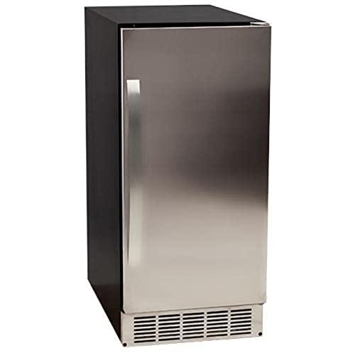 EdgeStar IB450SSP 50 lb. 15 Inch Wide Undercounter Clear Ice Maker with Drain Pump - CookCave