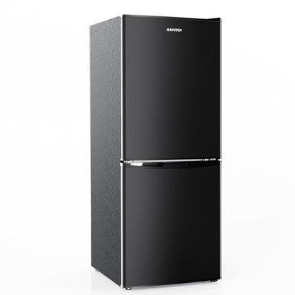 BANGSON 4.0 Cu.Ft Compact 2-Door Mini Fridge with Bottom Freezer for Apartments, Dorms, and Offices - Black - CookCave