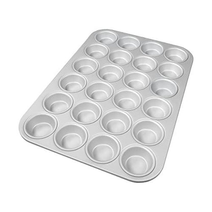 Fat Daddio's Anodized Aluminum Mini Muffin Pan, 11.2 x 15.8 Inch - CookCave