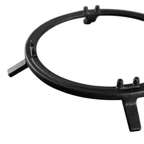 Wok Ring, 6.3 Inch Cast Iron Wok Stand Wok Support Ring for Gas Stove GE, Samsung, Kitchenaid, Kenmore, Jenn-Air, Bosch, Fulgor Milano, Zline, Maytag Round Stove Top Wok Burner Ring Gas Range Parts - CookCave