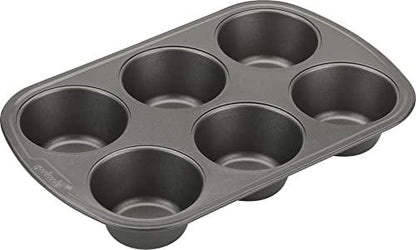 Good Cook 04033 Non-Stick Texas Muffin Pan, Steel, 3-1/2 in Dia x 16-1/2 in L x 10 in W x 8.7 in H - CookCave