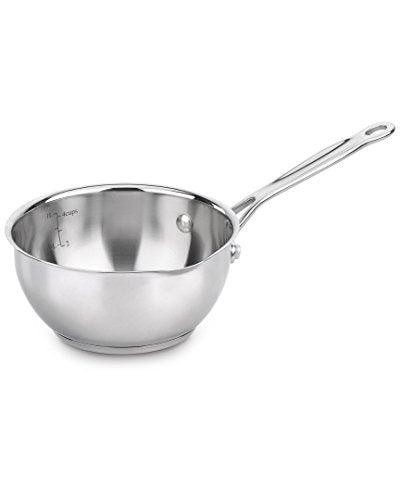 Chef's Classic Stainless Steel 1-qt. Open Pour Saucier - CookCave