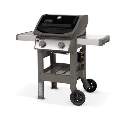 Weber Spirit II E-210 2-Burner Liquid Propane Grill, 48 x 26 x 57 inches, Black - CookCave