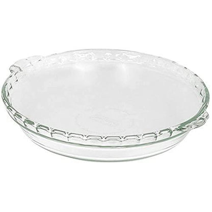 Pyrex Bakeware 9-1/2-Inch Scalloped Pie Plate, Clear - CookCave