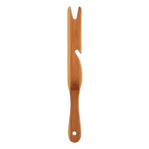 Mrs. Anderson's Baking 51004 Oven Rack Push Pull Stick, 11 Inches, Natural Bamboo - CookCave