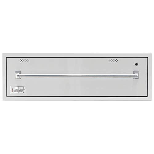 Summerset Professional Grills 36" North American Stainless Steel Warming Drawer - SSWD-36 - CookCave