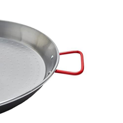 Garcima 15-Inch Carbon Steel Paella Pan, 38cm - CookCave