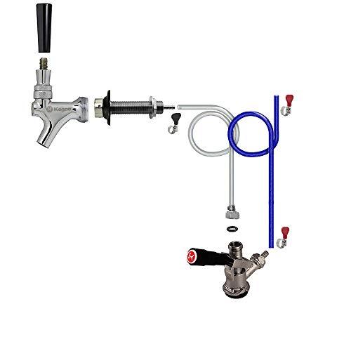 Kegco Tap Conversion Kit, Chrome - CookCave