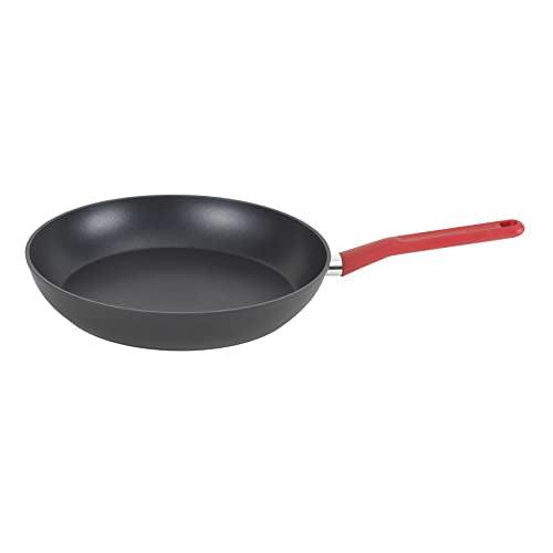 GoodCook ProEase 12" Nonstick Aluminum Frying Pan Skillet, Nonstick Fry Pan for Healthier Cooking, Black - CookCave