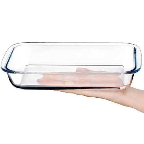 Mini-1.5 QT Glass Baking Dish for Oven, (Single Serving) Glass Pan for Cooking Dish Casserole Dish Rectangular Baking Pan Glass Bakeware - CookCave