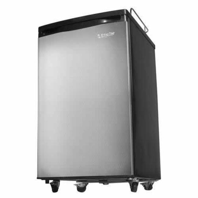 EdgeStar BR2001SS Ultra Low Temp Stainless Steel Refrigerator for Kegerator Conversion - CookCave
