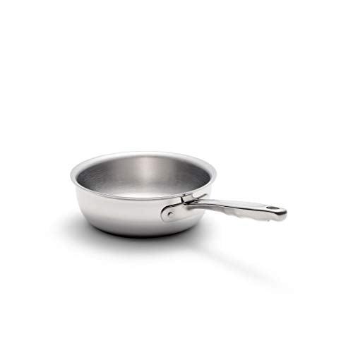 360 Saucier Pan 2 Quart, Stainless Steel Cookware, Hand Crafted in the United States, Induction Cookware. - CookCave