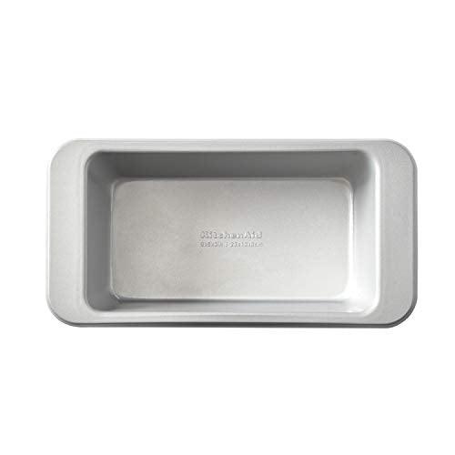 KitchenAid Nonstick Aluminized Steel Loaf Pan, 9x5-inch, Silver - CookCave