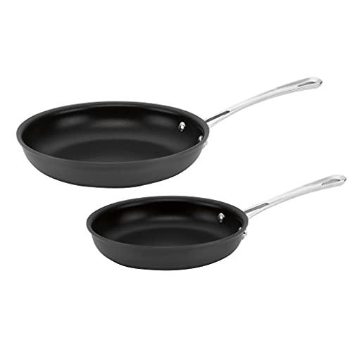Cuisinart 6422-911 Contour-Stainless-Steel-Cookware, 2-Pack, Skillet Set - 9" & 11" Skillets - CookCave