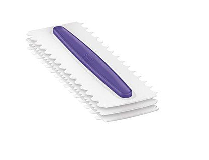 Wilton Comb Icing Smoother Set-3 Piece, White/Purple - CookCave