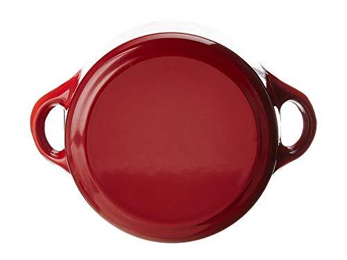 Le Creuset Enameled Cast Iron Mini Cocotte with Lid, 1/3 qt., Cerise - CookCave