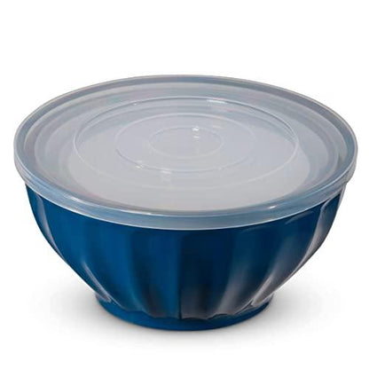 Godinger Mixing Bowls with Lids, Plastic Nesting Bowls Set, Storage Bowls, Microwave Safe Mixing Bowl Set, 3 Bowls 3 Lids - CookCave
