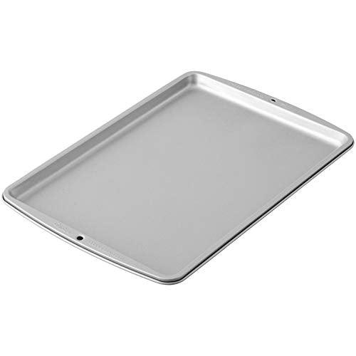 Wilton Recipe Right Small Non-Stick Baking Sheet, Cookie Sheet, 13.2 x 9.25-Inch, Steel - CookCave