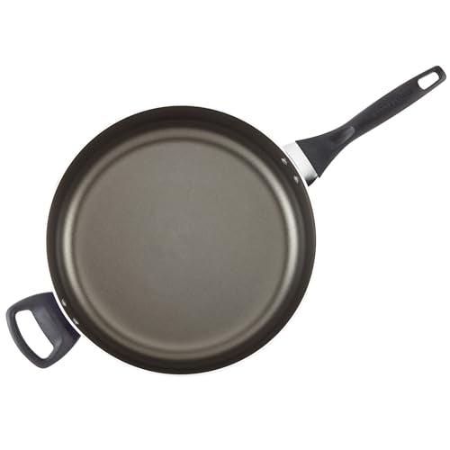 Farberware Dishwasher Safe Nonstick Jumbo Cooker/Saute Pan with Helper Handle - 6 Quart, Black - CookCave