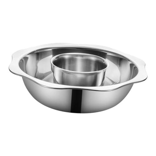 GOOHOCHY stainless steel hot pot sichuan hot pot dual sided hot pot noodle pot korean shabu shabu pot double sauce pot shabu shabu hot pot kitchen cooking pot stew pot pan induction cooker - CookCave