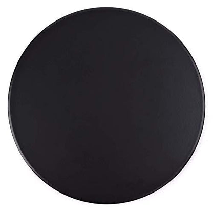 Menesia 12 Inch Black Non-stick Ceramic Pizza Stone Pan, Baking Stones for Ovens & Grill & BBQ, Round Oven Cooking Stone - CookCave