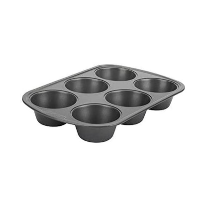 Good Cook 04033 Non-Stick Texas Muffin Pan, Steel, 3-1/2 in Dia x 16-1/2 in L x 10 in W x 8.7 in H - CookCave