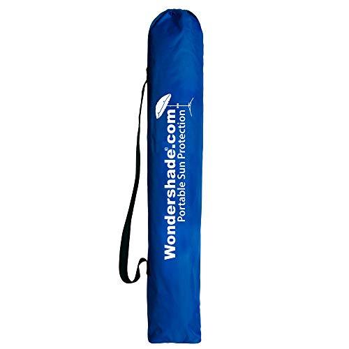 Wondershade 5' Sun Shade Umbrella, Portable Lightweight Adjustable Instant Sun Protection UPF 50+ - Blue - CookCave
