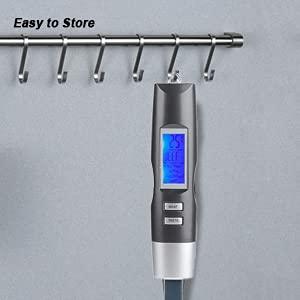 Meat Thermometer Fork, LCD Disply Digital Cooking Thermometer Fork Instant Read BBQ Fork Suitable for Kitchen, Grilling, Barbecue, Turkey - CookCave