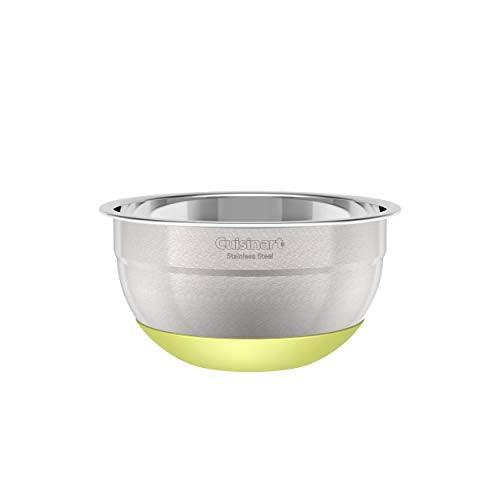 Cuisinart 3-Piece Stainless Steel Mixing Bowls with Nonslip Base, 1.5qt, 3qt & 5qt - CookCave