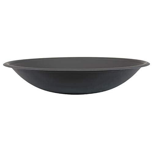 Sunnydaze Steel Replacement Fire Bowl for DIY or Existing Fire Pits - Black High-Temperature Paint Finish - 23-Inch - CookCave