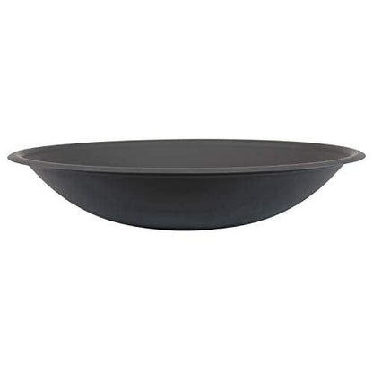 Sunnydaze Steel Replacement Fire Bowl for DIY or Existing Fire Pits - Black High-Temperature Paint Finish - 23-Inch - CookCave