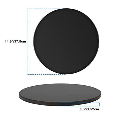 Onlyfire Round Pizza Grilling Stone for Oven, BBQ and Grill - 15” Non-Stick Black Ceramic Baking Stone for Pies, Pastry Bread, Calzone - Home Kitchen Accessories - CookCave