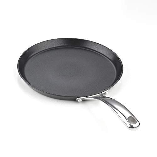 Cooks Standard Nonstick Hard Anodized 9.5-inch 24cm Crepe Griddle Pan, Black - CookCave