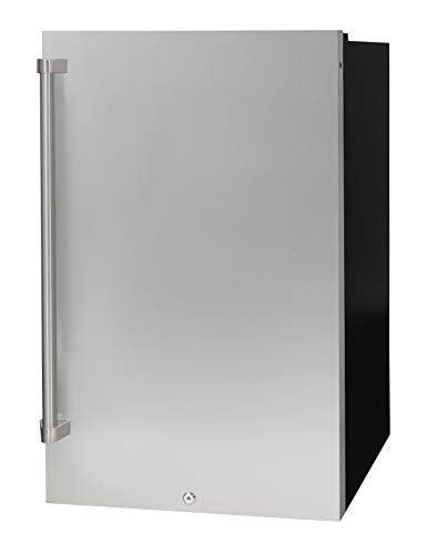 Danby DAR044A1SSO 4.4 Cuft. Outdoor Compact Refrigerator Estar Led White Light Door Lock - CookCave