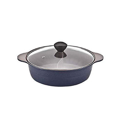 IH Shabu Shabu 28 cm Double Coated Ceramic Stock Pot - CookCave